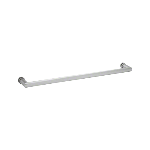 24" Satin Chrome Single-Sided Oval/Round Towel Bar