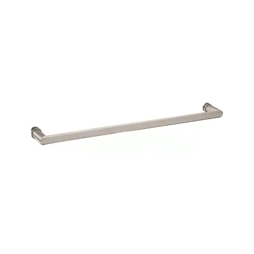 24" Polished Nickel Single-Sided Oval/Round Towel Bar