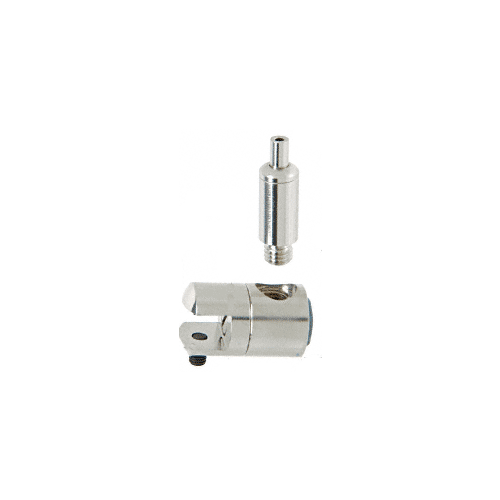 Single Sided Connector with Tensioner for 3/8" Glass
