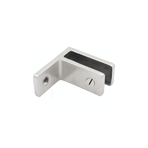 Brushed Stainless Wall Mount Glass Bracing Clamp