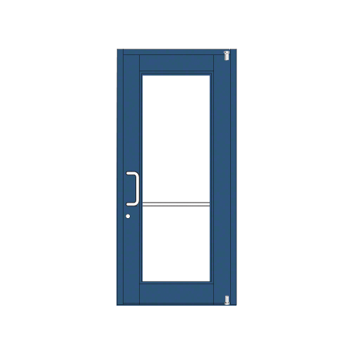 Custom KYNAR Paint Custom Single Series 850 Durafront Wide Stile Offset Pivot Entrance Door for Surface Mount Door Closer
