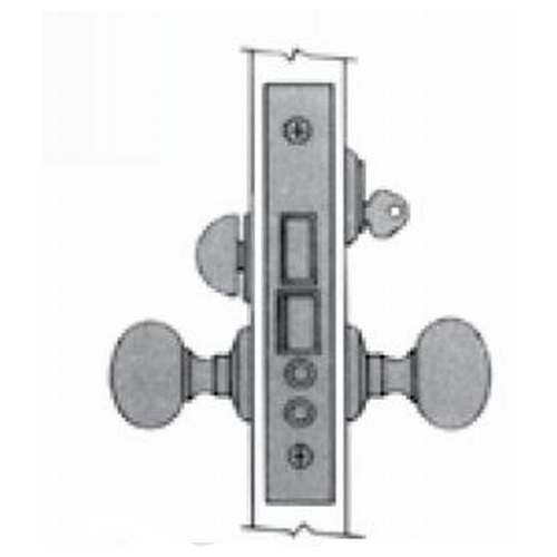 Right Hand Reverse Entry / Apartment Lever x Lever 2" Backset Mortise Lock Body Oil Rubbed Bronze Finish