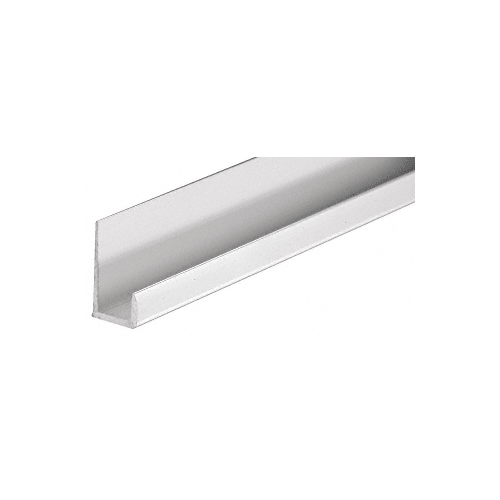 Brushed Nickel Aluminum J Channel for 1/4 Mirror Support 47-7/8