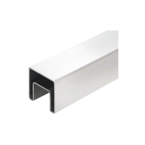 CRL SRF20PS 316 Polished Stainless 2" Square Roll Formed Cap Rail - 19'-8"