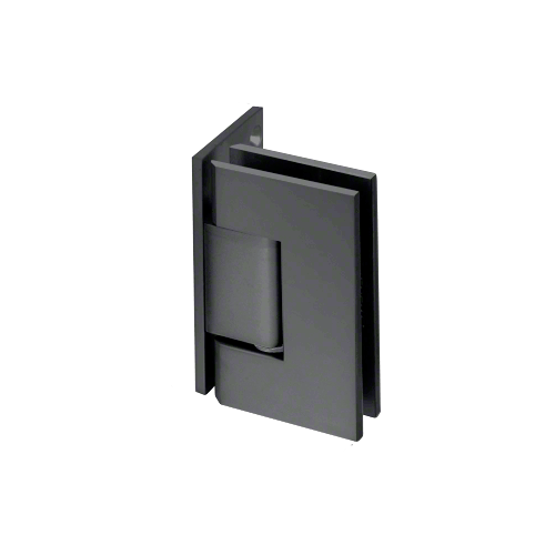 Matte Black Vienna 044 Series Wall Mount Offset Back Plate Hinge