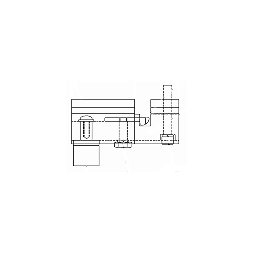 CRL 0TGU1DE Overhead Track Sliding and Bi-Fold Door Components