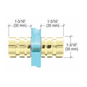 Crl Sdk106sb Satin Brass Contemporary Style Back To Back Shower