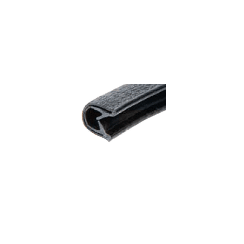 CRL 75000317C Black Sof-Tone QuickEdge Standard Double Lip QuickEdge Trim for 1/32" to 1/8"