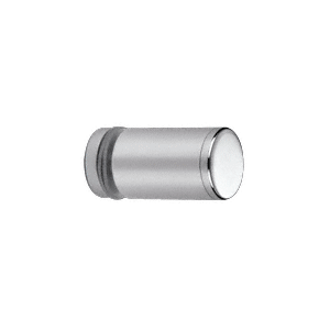 CRL SDKP212CH Chrome Cylinder Style Single-Sided Shower Door Knob With  Plastic Sleeve