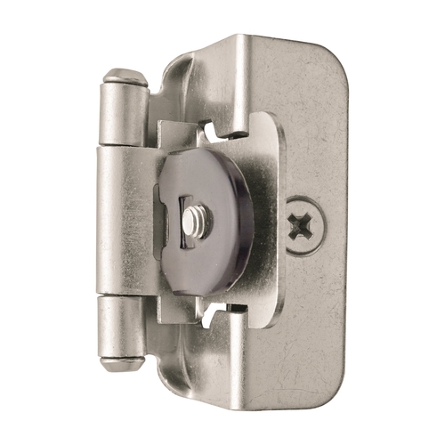 Amerock BPR8704G10 Demountable Cabinet Hinges 1/2" Overlay  Double Satin Nickel