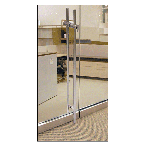 Polished Stainless 60" Designer Series "D" Shape Locking Ladder Pull