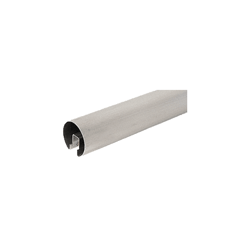 304 Grade Brushed Stainless 2-1/2" Premium Cap Rail for 3/4" Glass - 168"