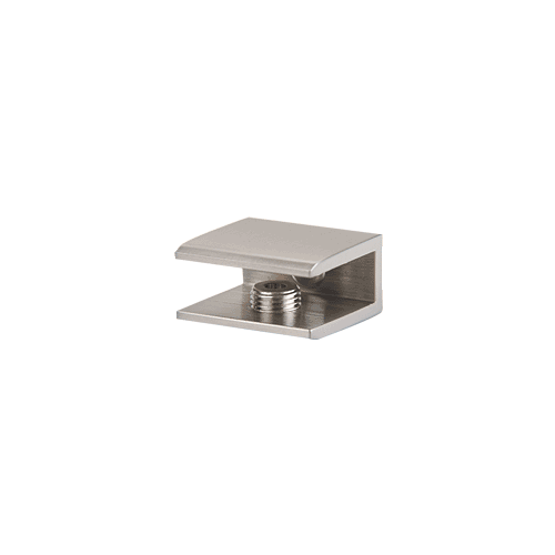 Brushed Nickel Square Interior Shower Shelf Clamp
