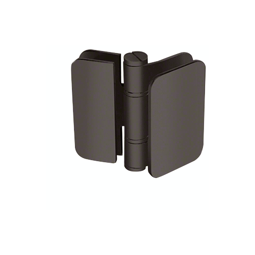 Oil Rubbed Bronze Zurich 02 Series 180 Degree Glass-to-Glass Inswing or Outswing Bi-Fold Hinge