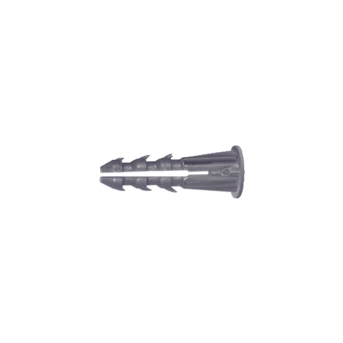 CRL P1329C 3/16" Plastic Screw Anchor with Shoulder - 100 Each