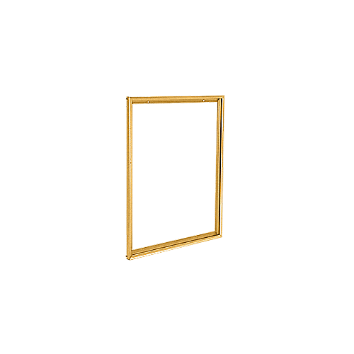 Gold Anodized Custom Size Aluminum Mirror Frame