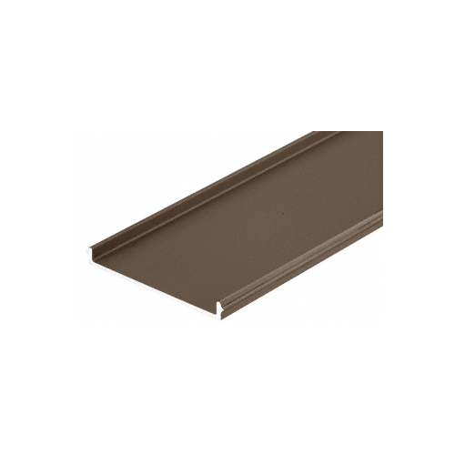 CRL SDTTF1DU Black Bronze Anodized Snap-In Filler Strip for Sliding Door Pocket 120" Stock Length