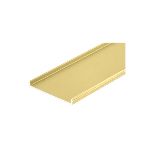CRL SDTTF1SB Satin Brass Snap-In Filler Strip for Sliding Door Pocket