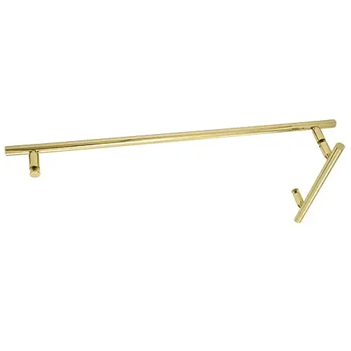 Brass 8" x 24" LTB Combo Ladder Style Pull and Towel Bar