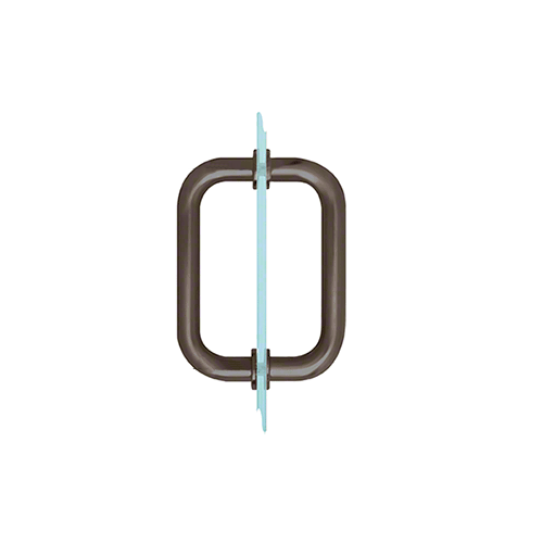 CRL SDPR60RB Oil Rubbed Bronze 6" Tubular Back-to-Back 3/4" Diameter Shower Door Pull Handles