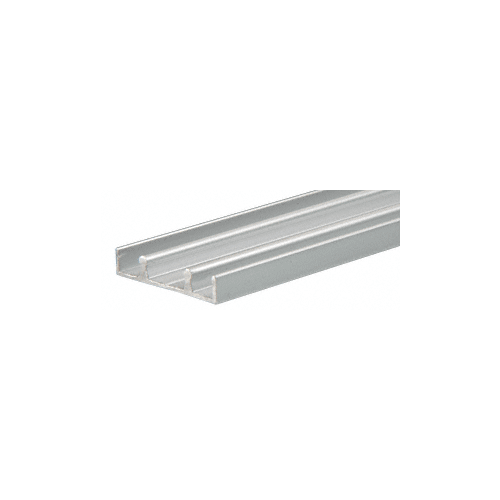 CRL D3103A Satin Anodized Aluminum Lower Track Extrusion 144" Stock Length