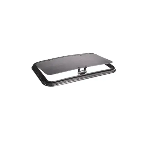 SFC 18" x 28" NewPort Sunroof Dual with Contour and With Molded Trim Ring - Solar High Performance Glass Black Frame