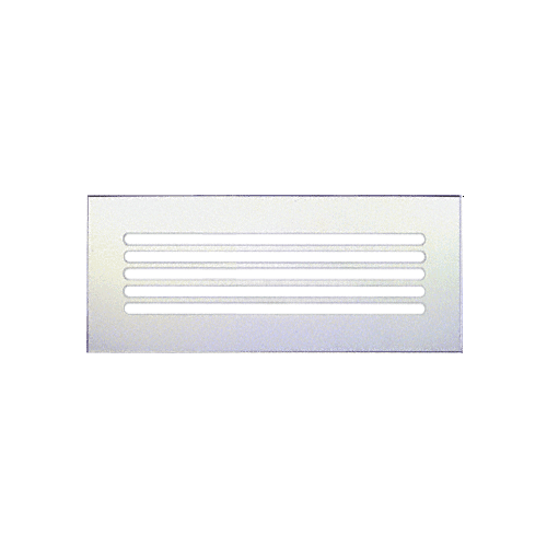 Clear Flat Acrylic 16" x 6" Mirror Grille