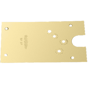 Rixson 274750lhpb Polished Brass 27 Series Left Hand Offset