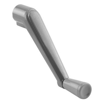 CRL H3685 Gray Aluminum Awning Operator Handle with 3/8" Spline Size - 3-1/2" Length