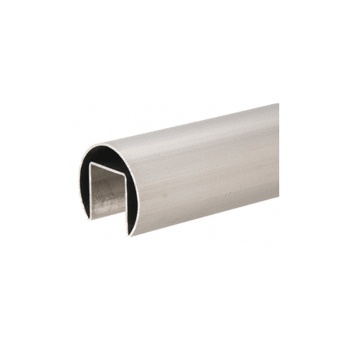 CRL GRRF20BS 316 Brushed Stainless Steel 1-7/8" Roll Form Cap Rail - 19'-8"