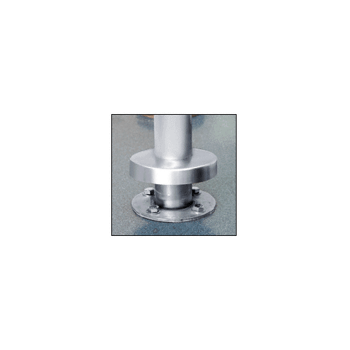 CRL CR154039PS Polished Stainless CRS Stock Flange Mount Post