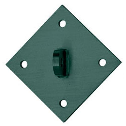 Custom KYNAR Paint Diamond Shaped Mounting Plate for 12 mm Rods