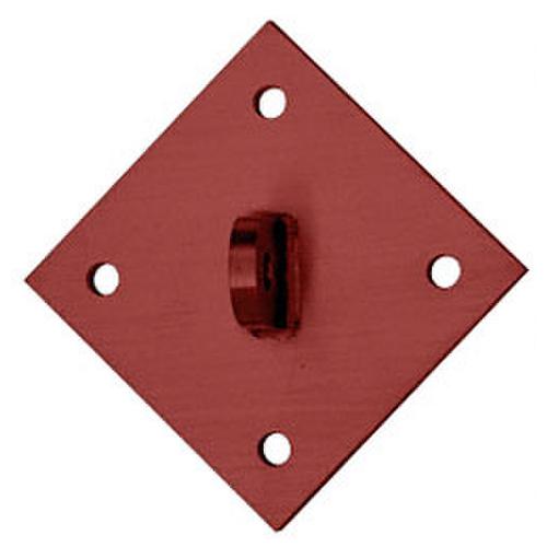 CRL AW9DMNL Newlar Painted Diamond Shaped Mounting Plate for 12 mm Rods