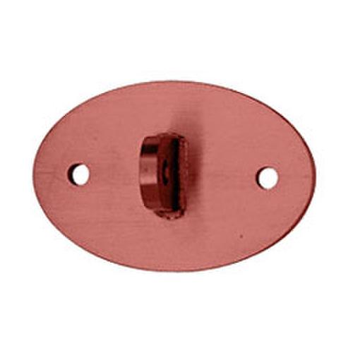 CRL AW90VMNL Newlar Painted Oval Shaped Mounting Plate