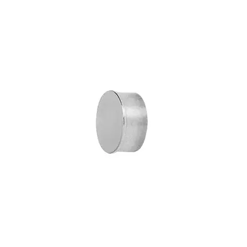 Polished Stainless Flat End Cap for 1-1/2" Round Tubing