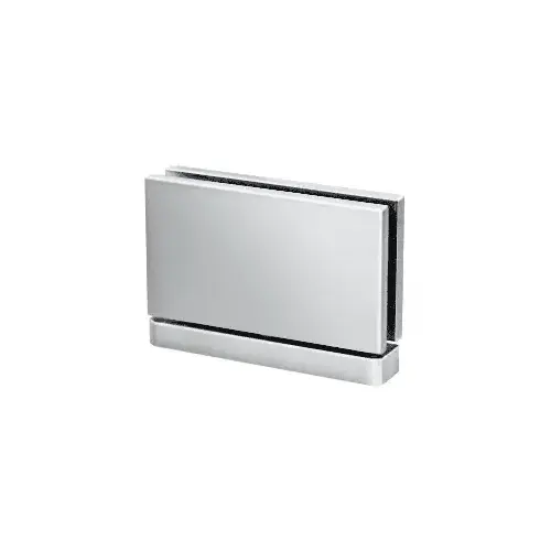 Satin Chrome New York Glass-to-Curb Bottom Mount Shower Door Pivot Hinge