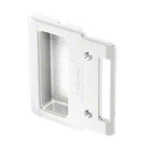 Crl A208 White Plastic Sliding Screen Door Inside Pull With 2 1 8
