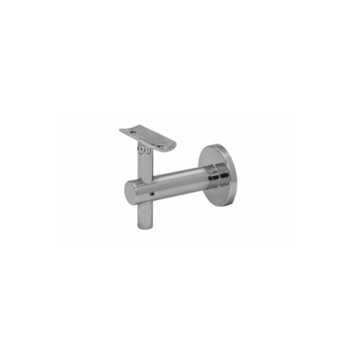CRL HR2JWBS Brushed Stainless Sunset Series Wall Mounted Hand Rail Bracket