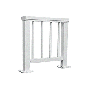 Crl Ars2psns Metallic Silver 200 Series Aluminum Picket Railing