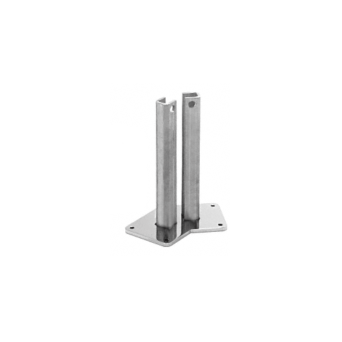 Steel Surface Mount Stanchion for up to 72" Barrier 135 degree Post