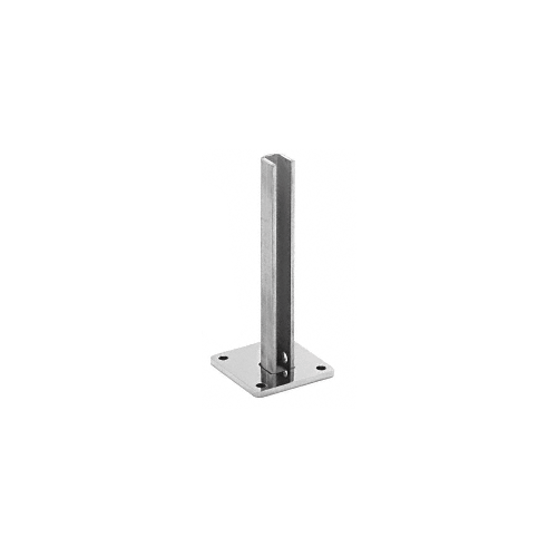 CRL BPEST30 Steel Surface Mount Stanchion for up to 72" Barrier End Post