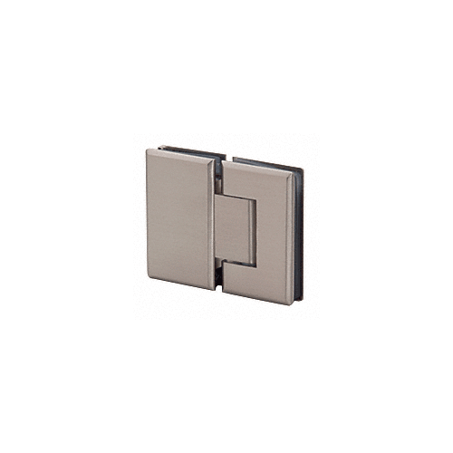 CRL BGM1BN Brushed Nickel International Series 180 GlasstoGlass Beveled Edge Hinge