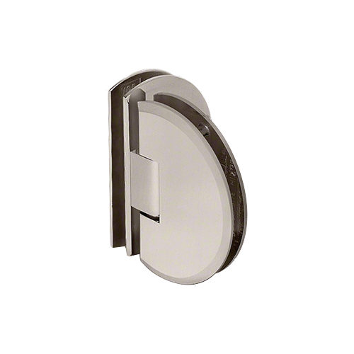CRL CLA090BN Brushed Nickel Classique 090 Series 90 degree Glass-to-Glass Hinge