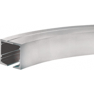 Mill Aluminum Overhead Curved Track