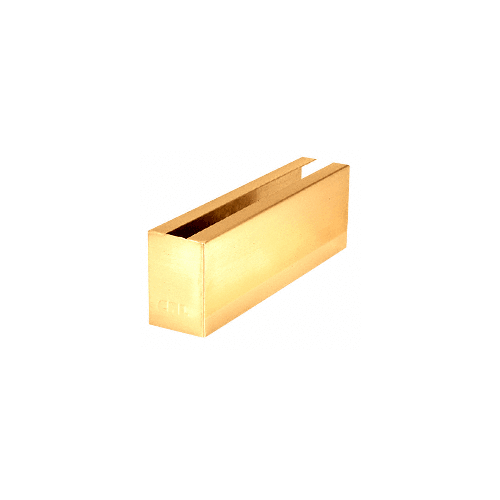 Surfacemate B5AWCPB Polished Brass 12" Welded End Cladding for B5A Series Base Shoe