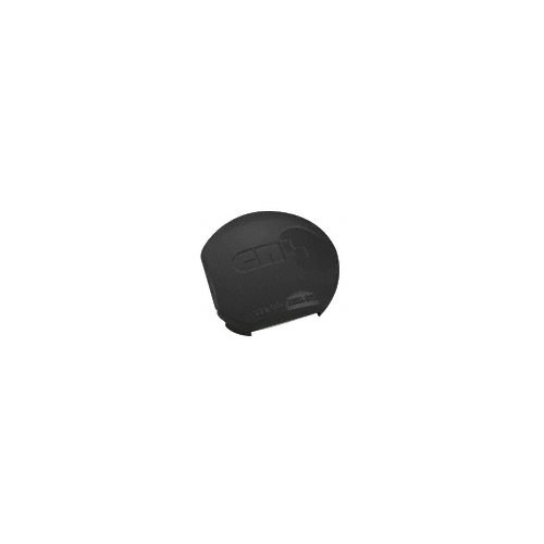 Matte Black Round Post Cap for Aluminum Windscreen System 90 Degree Corner Posts