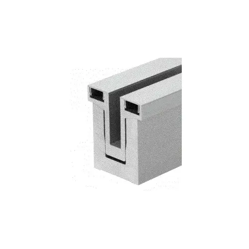CRL Blumcraft RG200MCA RG200 Series Mill Clear Anodized Two Piece Base Shoe
