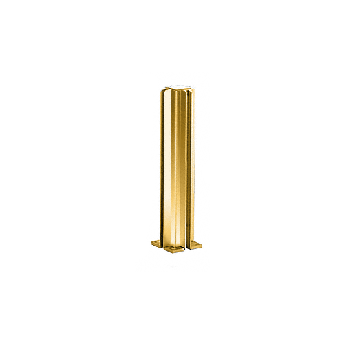 Brite Gold Anodized 14" 4-Way Design Series Partition Post