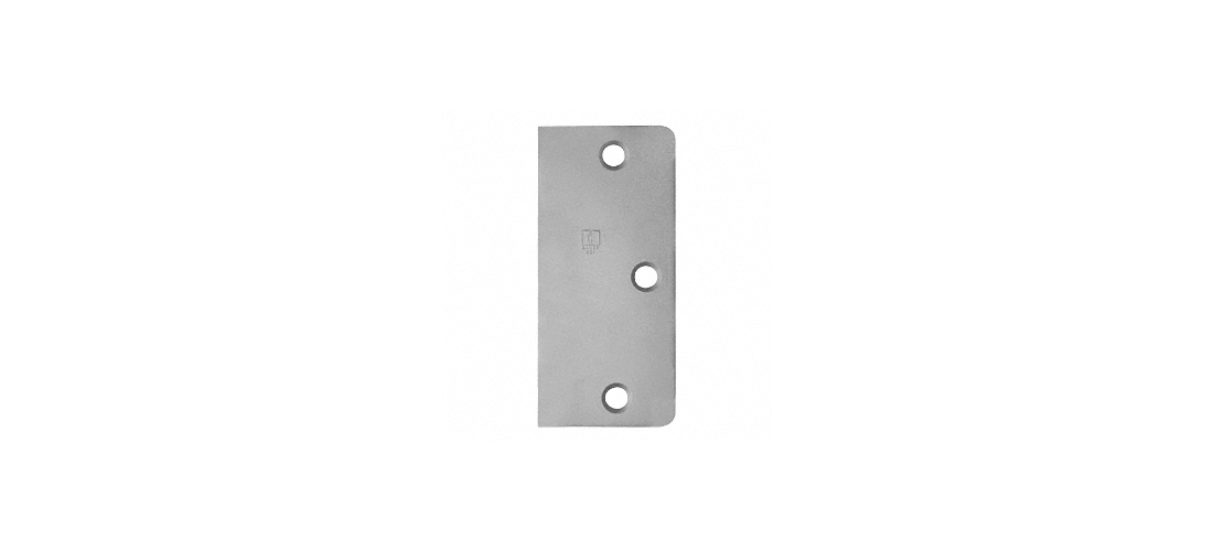 Crl F35426d 3 1 2 Hinge Filler 1 4 Radius Dull Chrome