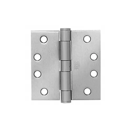 Dull Chrome 3-1/2" x 3-1/2" Commercial Hinge